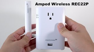 Amped Wireless High-Power Plug-In AC1200 Wi-Fi Range Extender Unboxing