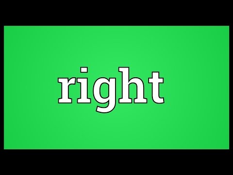 What is a synonym of Rights?