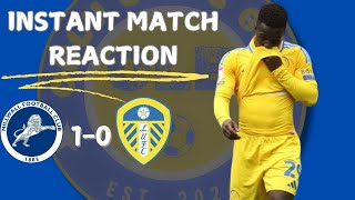 MILLWALL INSTANT MATCH REACTION! Leeds fall to second defeat of the season