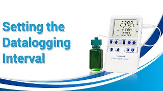 9 . Setting the Datalogging Interval