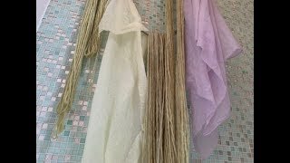 Adventures in solar dyeing linen