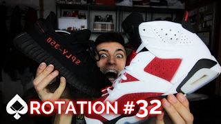 WEEKLY SNEAKER ROTATION 32 | Yeezy V2 | Air Jordans + 80K Giveaway!