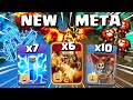 NEW AIR META! x6 SUPER DRAGON + x7 LIGHTNING SPELL + x10 LOON = Air Destruction 3 Star TH16