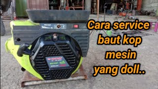 Cara perbaiki baut kop mesin ketinting yang doll..