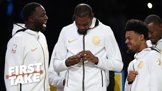 Championships haven’t made KD as happy as he thought they would – Brian Windhorst | First Take