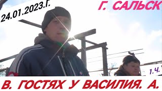 1.ч.Голуби в. Гостях. у. Василия. А. 24.01.2023.г. Сальск. Ростовская обл. 🎥🕊️🇷🇺