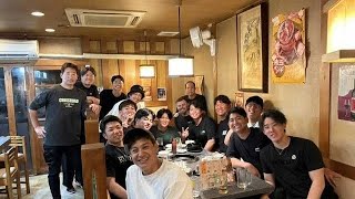 阪神投手陣が焼肉店で決起集会　発起人は最年長の西勇　桐敷は感謝「本当に貴重な時間」