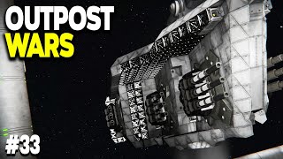 NEW Warship Construction! - Space Engineers: OUTPOST WARS - Ep #33