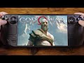 OLED Steam Deck: Low Medium High Max GOD OF WAR tested