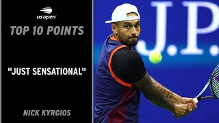Nick Kyrgios | Top 10 Points | 2022 US Open