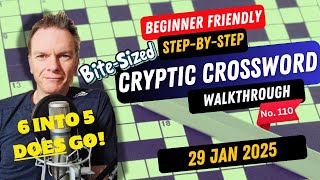 How to solve a Cryptic Crossword - Walkthrough - An Innovative Bitesize Puzzle - No.110