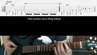 Metallica Fight Fire With Fire tab & lesson (the riffs)