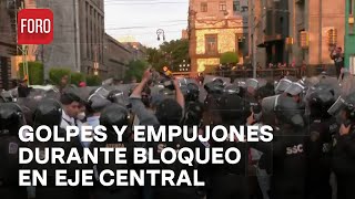 Encapsulan a manifestantes que denunciaban violencia sexual contra menor - Las Noticias