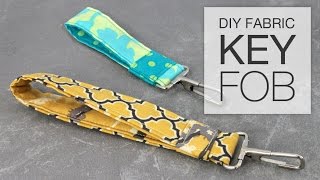 DIY Fabric Key Fob Tutorial