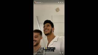 ستوريز حسام السيلاوي مع صلاح بالمشفى وعبادي وستوريز عشا وانس خليل وقصي مع كل الشباب#siilawy #سيلاوي