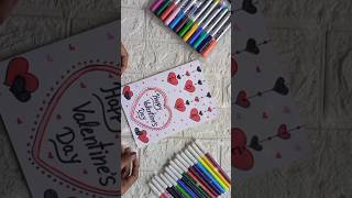 ✨Easy valentine's day card idea#papercraft #shorts #viralvideo #trending #shortvideo #youtubeshorts