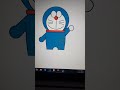 Making Doremon drawing using python program #doremon #python #java #viral