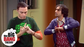 Sheldon Can't Figure Out the Finger Trick | The Big Bang Theory