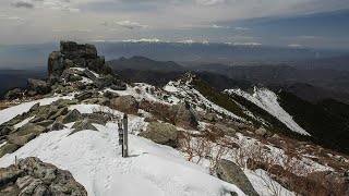 【百名山】瑞牆山(2,230m) 金峰山(2,599m) 残雪 テント泊 2019年4月20日～21日