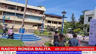 RADYO RONDA BALITA with: JUN CLERIGO  @ DXKS Surigao  October 21, 2024