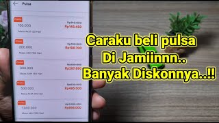 Cara membeli pulsa murah | Dijamin banyak diskonnya