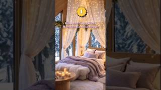 Which beautiful romantic cozy bedroom would you visit in a dream? #aesthetic #relaxing #cozybedroom