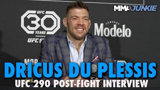 Dricus Du Plessis: 'Clown' Israel Adesanya Was 'Behaving Like a Child' During Faceoff | UFC 290