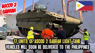 17 Units of ASCOD 2 Sabrah Light Tank Vehicles will soon be delivered to the Philippines