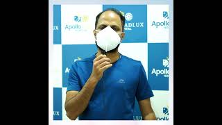 Jude Anthany Joseph #JustVaccinated at Apollo Adlux Hospital