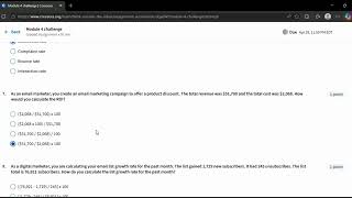Module 4 challenge Coursera | Think Outside the Inbox: Email Marketing Google