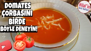 Enfes domates çorbası tarifi 🥣 -  Domates çorbası tarifi nefis yemek tarifleri 🍅- Bugün ne pişirsem?