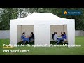 PopUp Gazebo - Setup 4x6m Professional Aluminium