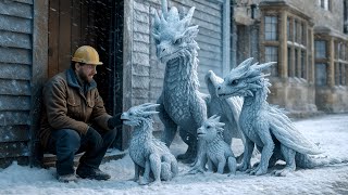 Frozen Dragon Family Begged a Human Foreman for Shelter—He Never Expected What Happened Next | HFY |