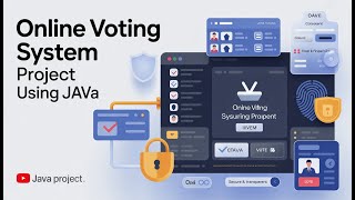 🗳️ Online Voting System (Java) || Registration , candidatelist , cast vote , view result. #voting