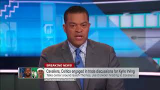 BREAKING NEWS kyrie Irving trade for Isaiah Thomas