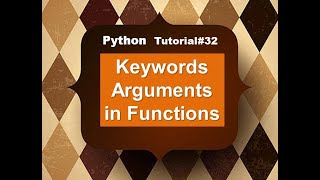 Keyword Arguments for Functions in Python| Python Tutorial in Urdu | Hindi
