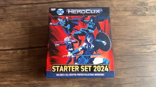 HEROCLIX EN ESPAÑOL - UNBOXING STARTER SET DC 2024