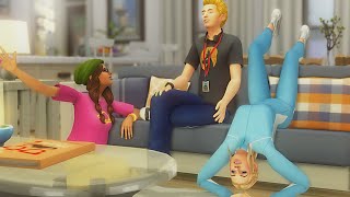 I have no business enjoying the BFF household THIS much in The Sims 4 😭