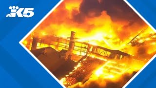 Massive warehouse fire in Pennsylvania