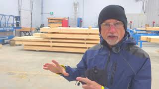 Come for a tour of our production facility at Cornerstone Timberframes