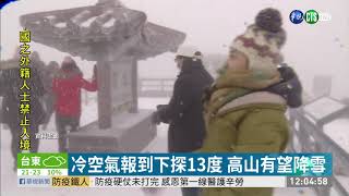 鋒面報到轉濕冷 高山有望降雪 | 華視新聞 20200205