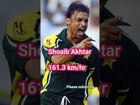 Top 5 Bowlers Fastest Ball In Cricket History - YouTube