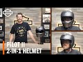 Harley-Davidson Pilot II 2-in1 Motorcycle Helmet Overview