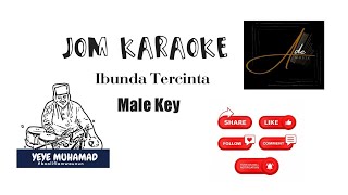 IBUNDA TERCINTA - ASPALELA ABDULLAH  KARAOKE MALE KEY