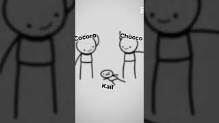 Cocoro and Chocco hate Kail! Ft. Kail, Cocoro and Chocco #capcut_edit #edit