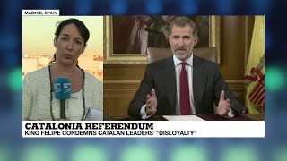 Catalonia Referendum: King Felipe condemns Catalan leaders \