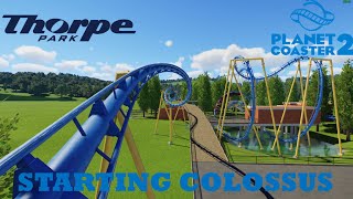 Building Thorpe Park in Planco 2 Episode 4: Starting Colossus