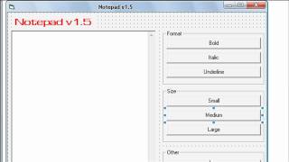 How to make a Notepad - Visual Basic 6 [HD] Part 2-2