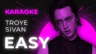 Troye Sivan - Easy - Karaoke Instrumental (Lyrics)