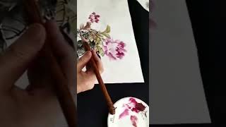 写意牡丹画法2_Painting Peonies in Freehand